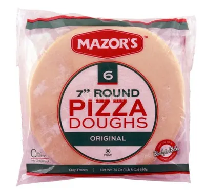 "7"""" Round Pizza Doughs Original 6 ct"