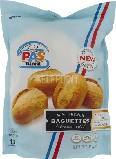 Mini French Baguettes Par Baked Rolls 12 ct