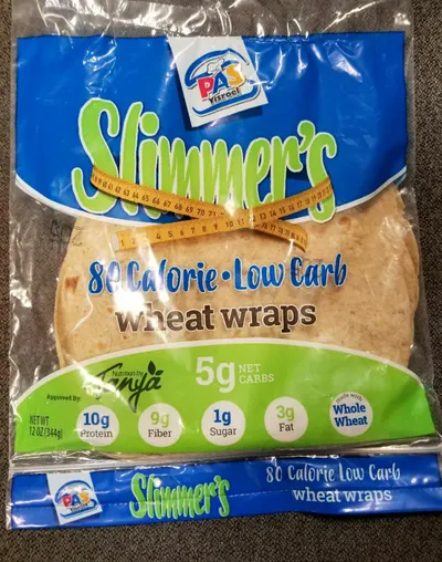 80 Calorie Low Carb Wheat Wraps