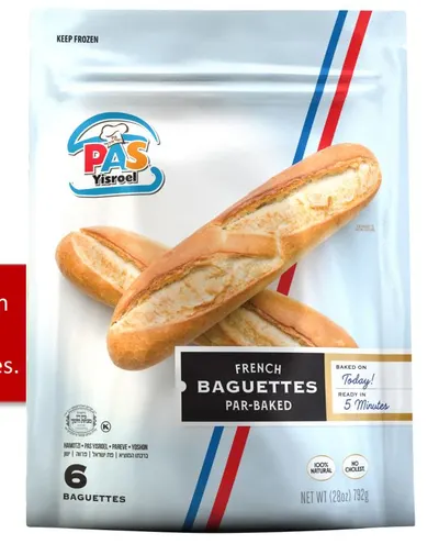 French Baguettes Par-Baked 6 ct