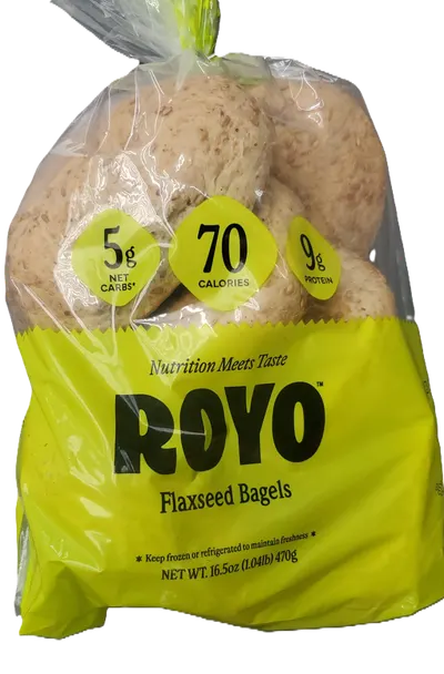 Royo Flaxseed bagel