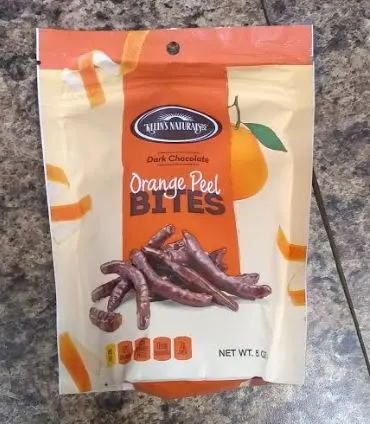 Orange Peel Bites Dark Chocolate