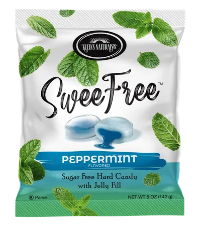 Sugar Free Peppermint Hard Candy with Jelly Filled
