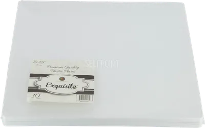 "Premium Quality 10.25"""" Plastic Plates"