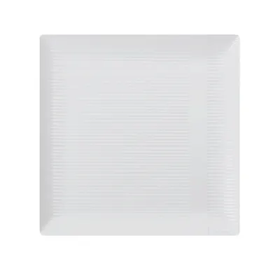 "Premium Quality 6.5"""" White Square Plates"