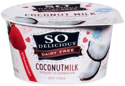 Yogurt Coconut Milk Strawberry