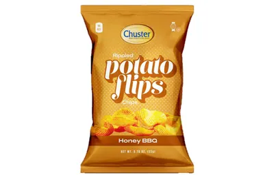 Rippled Honey Bbq Potato Flips
