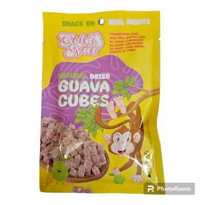 Natural Dried Guava Cubes