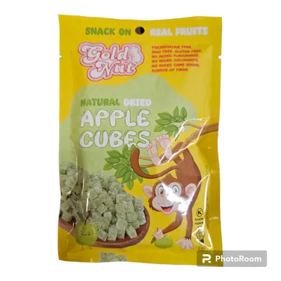 Natural Dried Cubes Apple