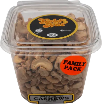 Roasted Salted Halves Cashews