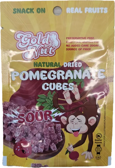 Dried Fruit Cubes Sour Pomegranate