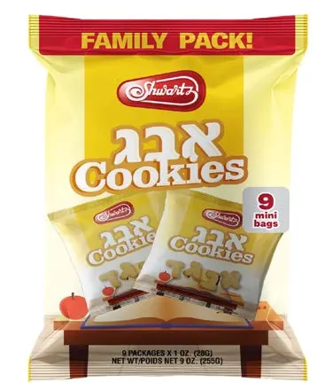 Aleph Beis Cookies Family Pk 9Pk