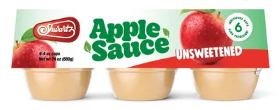 Unsweetened Apple Sauce Cups 6 ct