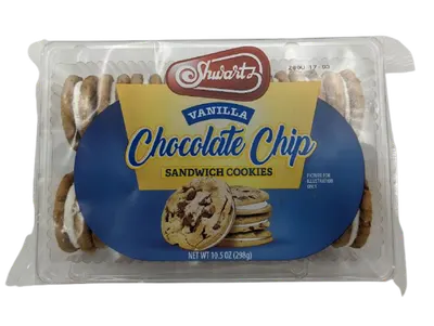 Vanilla Chocolate Chip Sandwich Cookies