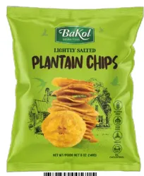 Lightly Salted Plantain Chips Large Bag