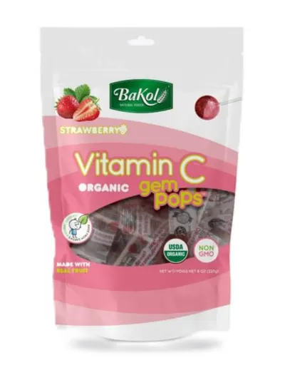 Vitamin C Strawberry Gem Pops
