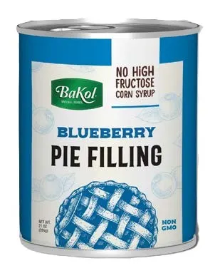 Pie Filling Blueberry No High Fructose