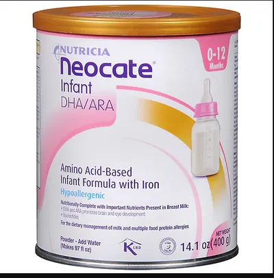 Amino Acid-Based Infant Formula with Iron