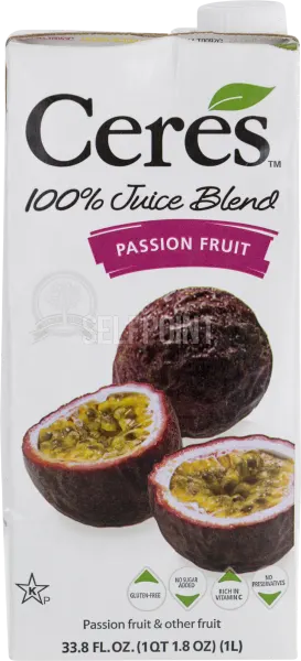100% Passion Fruit Juice Blend