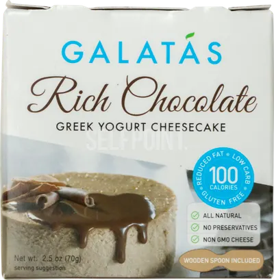 Rich Chocolate Greek Yogurt Cheesecake