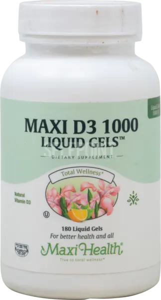 D3 Liquid Gels 1000 I.U. 180 Gels