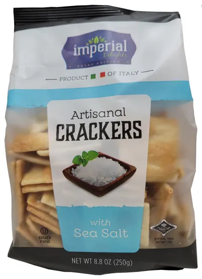 Artisanal Crackers with Sea Salt