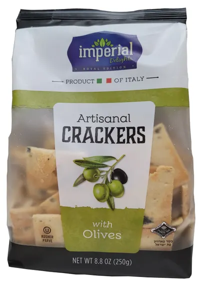 Artisanal Crackers with Olives