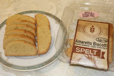 Sugar Free Amaretto Biscotti