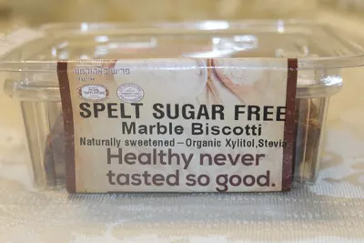 Biscotti Spelt Marble Sugar Free