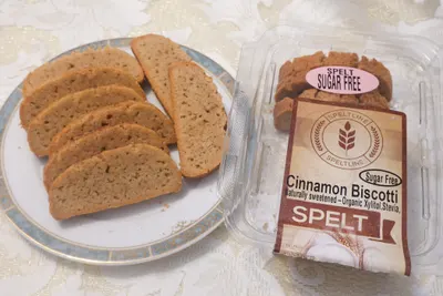 Speltline Sugar Free Cinnamon Biscotti