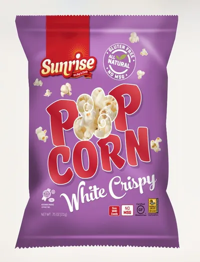 Crispy White Kettle Cooked Popcorn Large