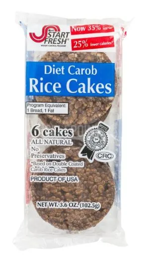 Diet Carob Rice Cakes