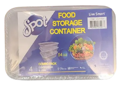 54oz. Food Storage Containers 4 Pk