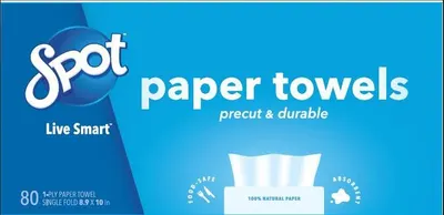 Precut Paper Towels 80 Ct  - We Have 125