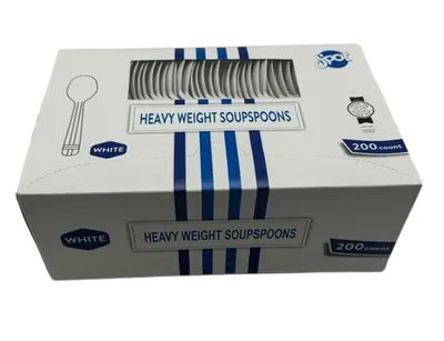 Heavy Weight Soup Spoons 200 ct