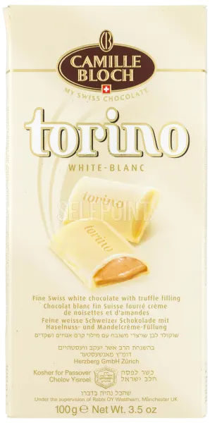 Torino Choc Bar White