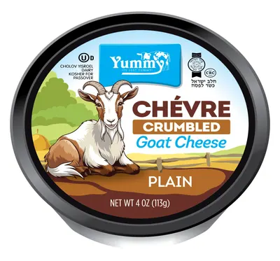 Chevre Crumbled Plain Goat Cheese [Kfp]