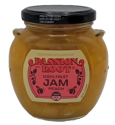100% Peach Fruit Jam