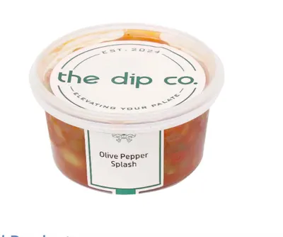 Olive And Pepper Splash Dip