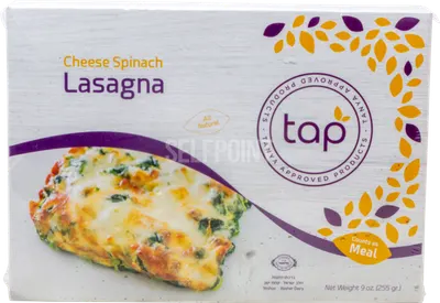All Natural Cheese Spinach Lasagna