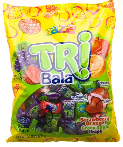 Gluten Free Assorted Fruit Flavors Filled Coated Candies