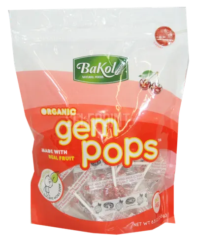 Organic Gem Pops Cherry