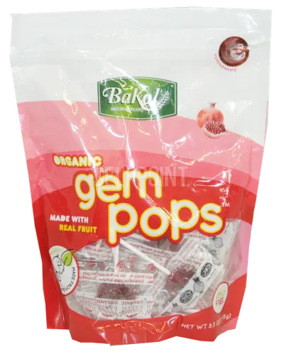 Organic Gem Pops Pomegranate