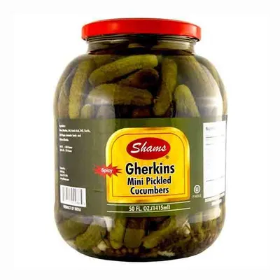 Spicy Gherkins Mini Pickled Cucumbers