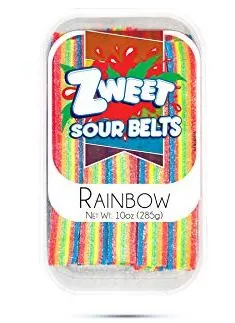 Sour Belts Rainbow Container
