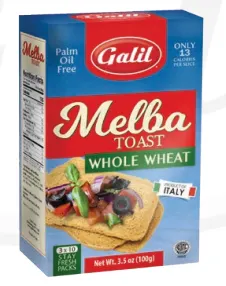 Whole Wheat Melba Toast