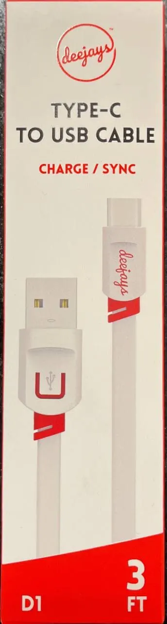 3 Ft Type-C To USB Cable