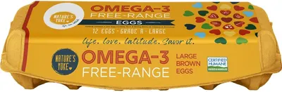 Free Range Omega 3 Large Brown Eggs
