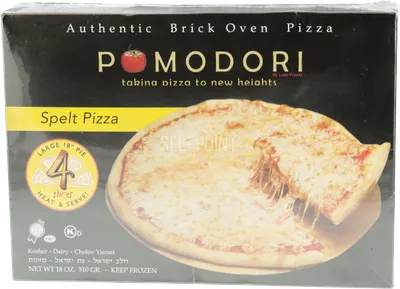 "18"""" Spelt Brick Oven Pizza 4 slices"