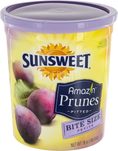 Prunes Pitted Bite Size Petite Canister